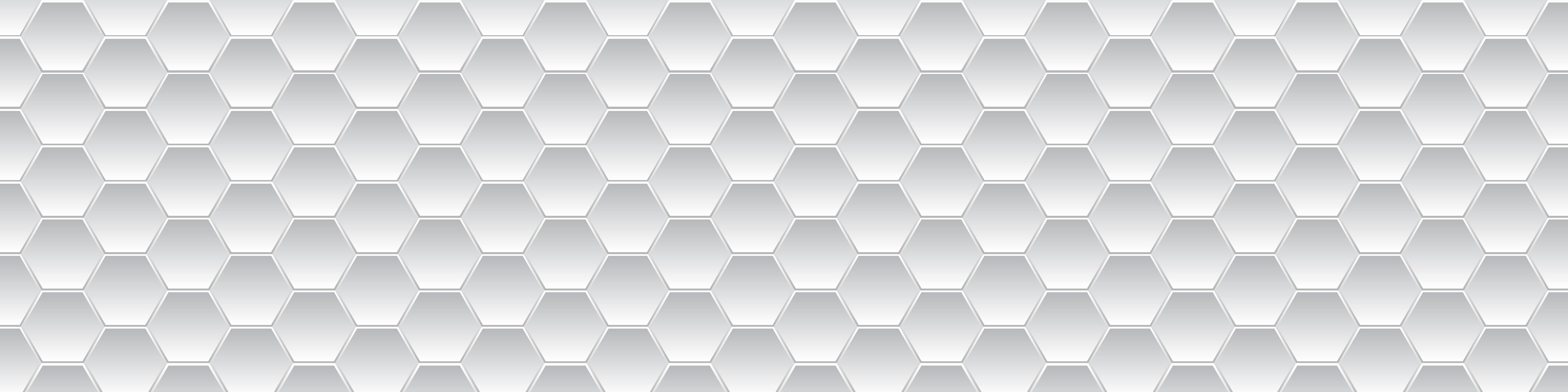Biały plaster miodu — hexagonalny 3D